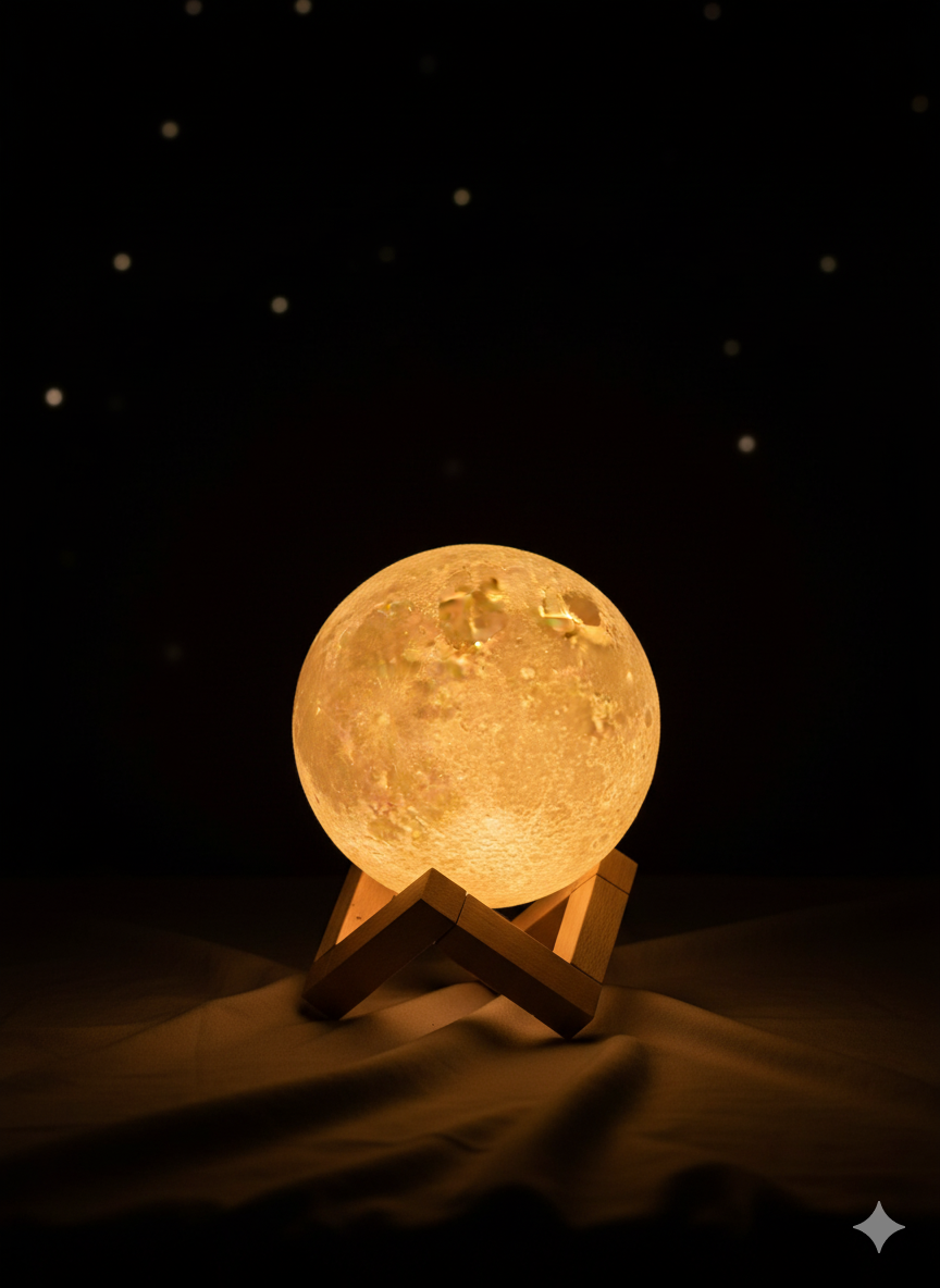3D Moon Lamp (Multicolor)