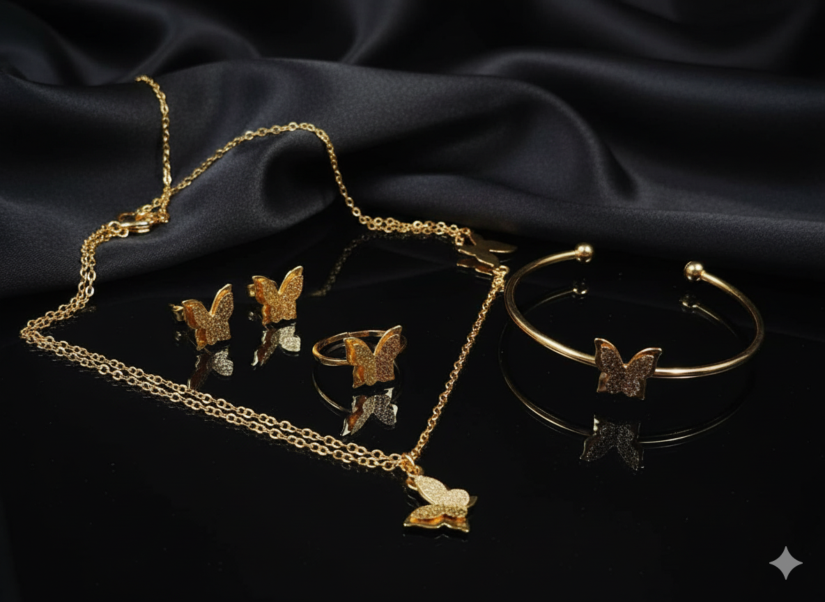 Butterfly Gold Set