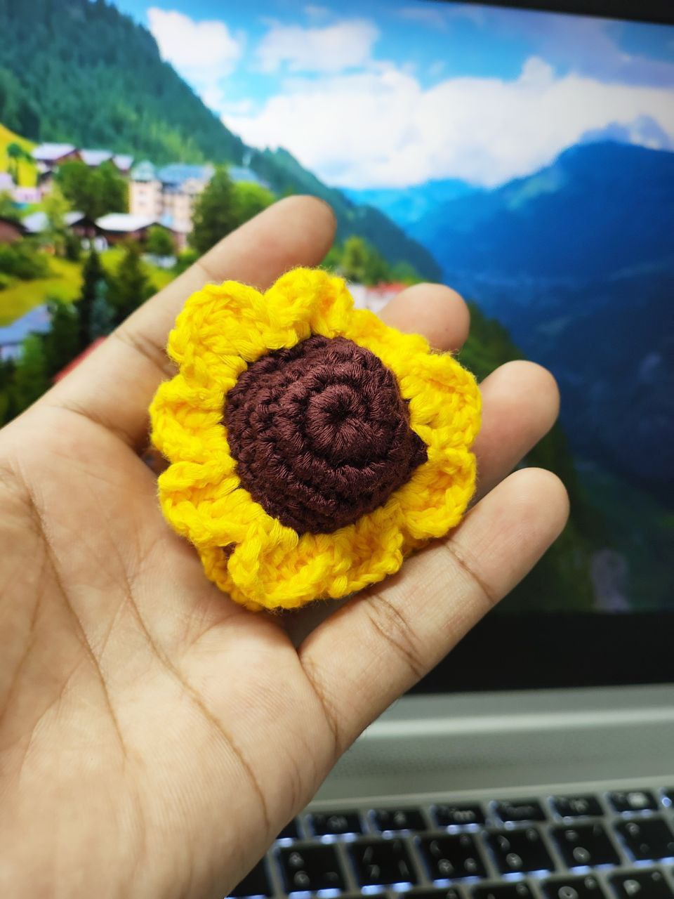 Sunflower Hair Clips