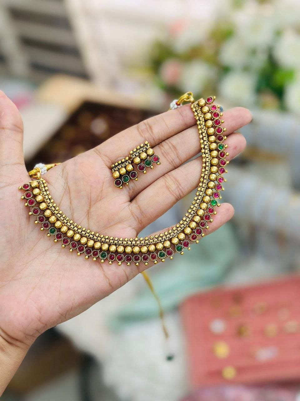 Vintage Necklace and Earring Set