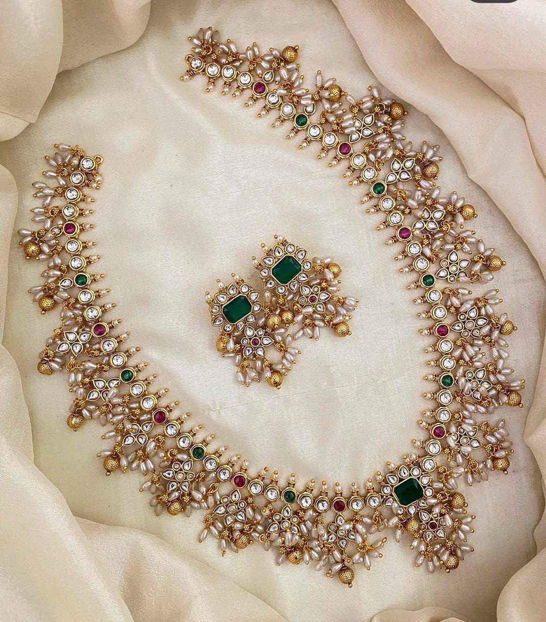 Pakistani Majestic Necklace and Earring Set