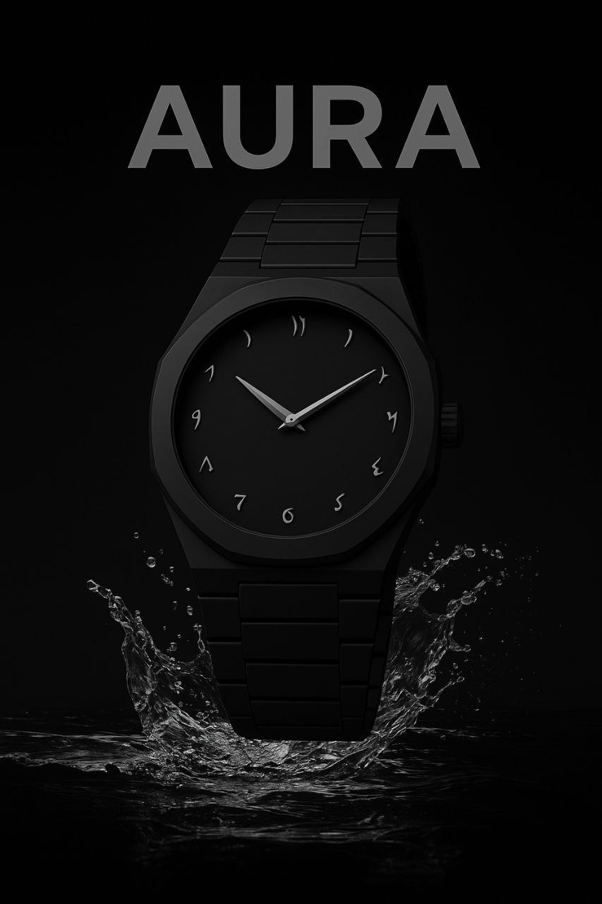 Black Aura Quartz Watch