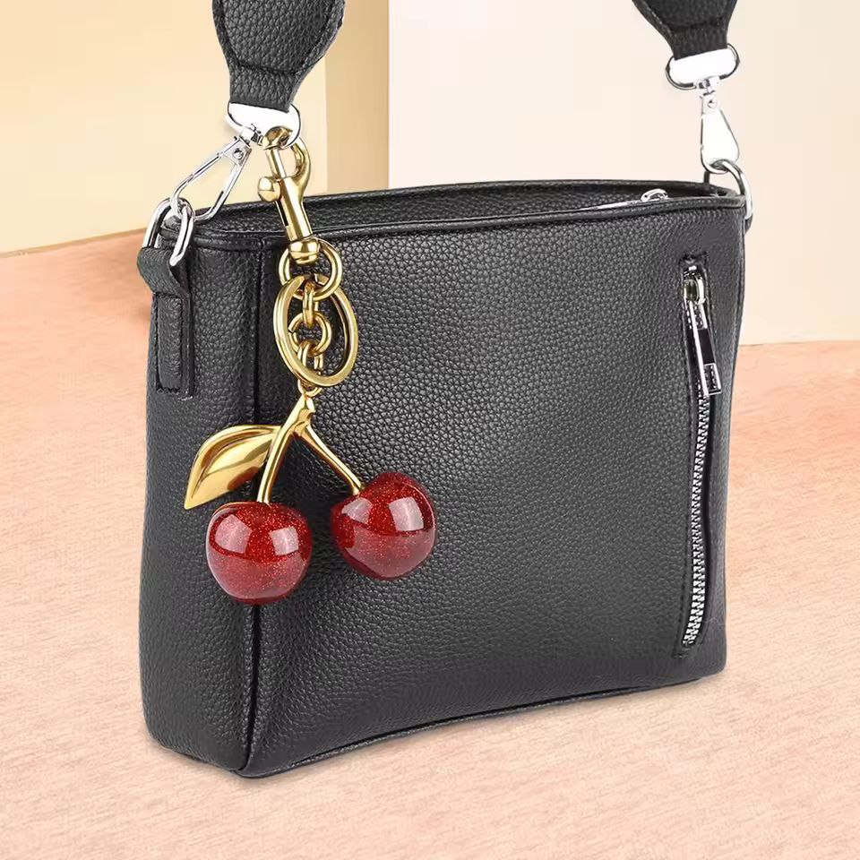Red Cherry Bag Pendant