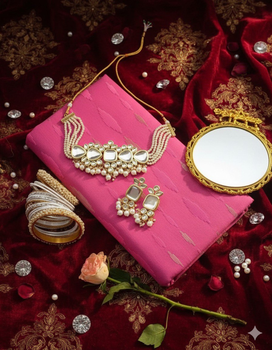 Pink Queen Saree Combo – Elegance That Speaks Love