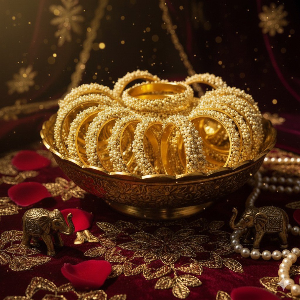 Gajra Glam: ভাইরাল চুড়ি সেট