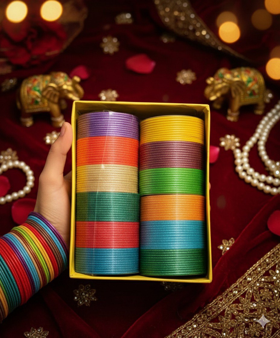 Shimmer Treasure: গ্লিটার চুড়ি বক্স সেট